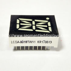 Pantalla LED modificada para requisitos particulares del segmento del dígito 16 de la talla 1 color blanco de 0,8 pulgadas