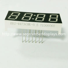 14 pernos cátodo común del segmento del dígito siete de la pantalla LED 4 del reloj de 0,47 pulgadas