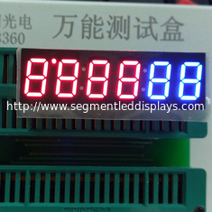 0,36&quot; 6 pantallas LED duales del segmento del color 7 del dígito para el indicador