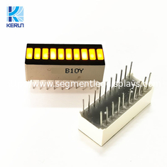 El SGS amarillea la exhibición de la barra de 10 segmentos LED para el equipo industrial