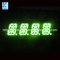 16 dígito alfanumérico de la pantalla LED 4 del segmento color verde azul de 0,39 pulgadas