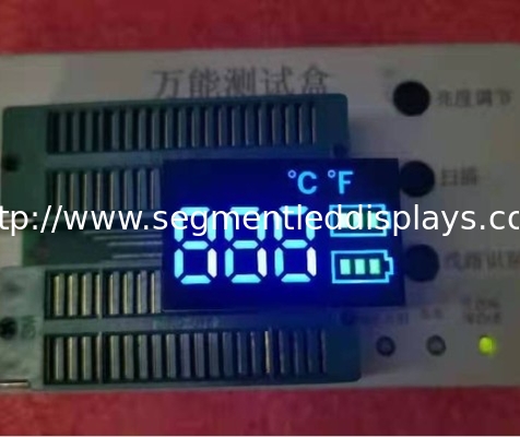 Tipo SMD Display LED de segmento 7 personalizado para refrigerador de automóviles de color verde puro