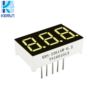 ODM común modificado para requisitos particulares del OEM del ánodo de la exhibición del número del dígito LED de 0,36 pulgadas 3