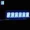 Dígito blanco de la pantalla LED de segmento del color 14 6 exhibiciones alfanuméricas de 0,4 pulgadas